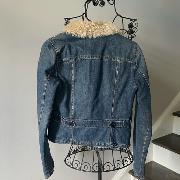 Abercrombie Kids Jeans Button Up Jacket Size Large - Picture 10 of 11